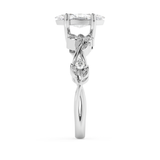 Marquise Nature Inspired Lab Grown Diamond Engagement Ring