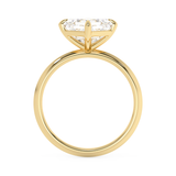 East West Asscher Solitaire Lab Grown Diamond Engagement Ring