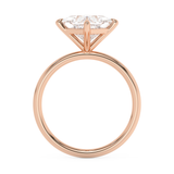 East West Princess Solitaire Lab Grown Diamond Engagement Ring