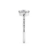 Round Solitaire Lab Grown Diamond Engagement Ring