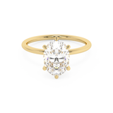Oval Solitaire Lab Grown Diamond Engagement Ring