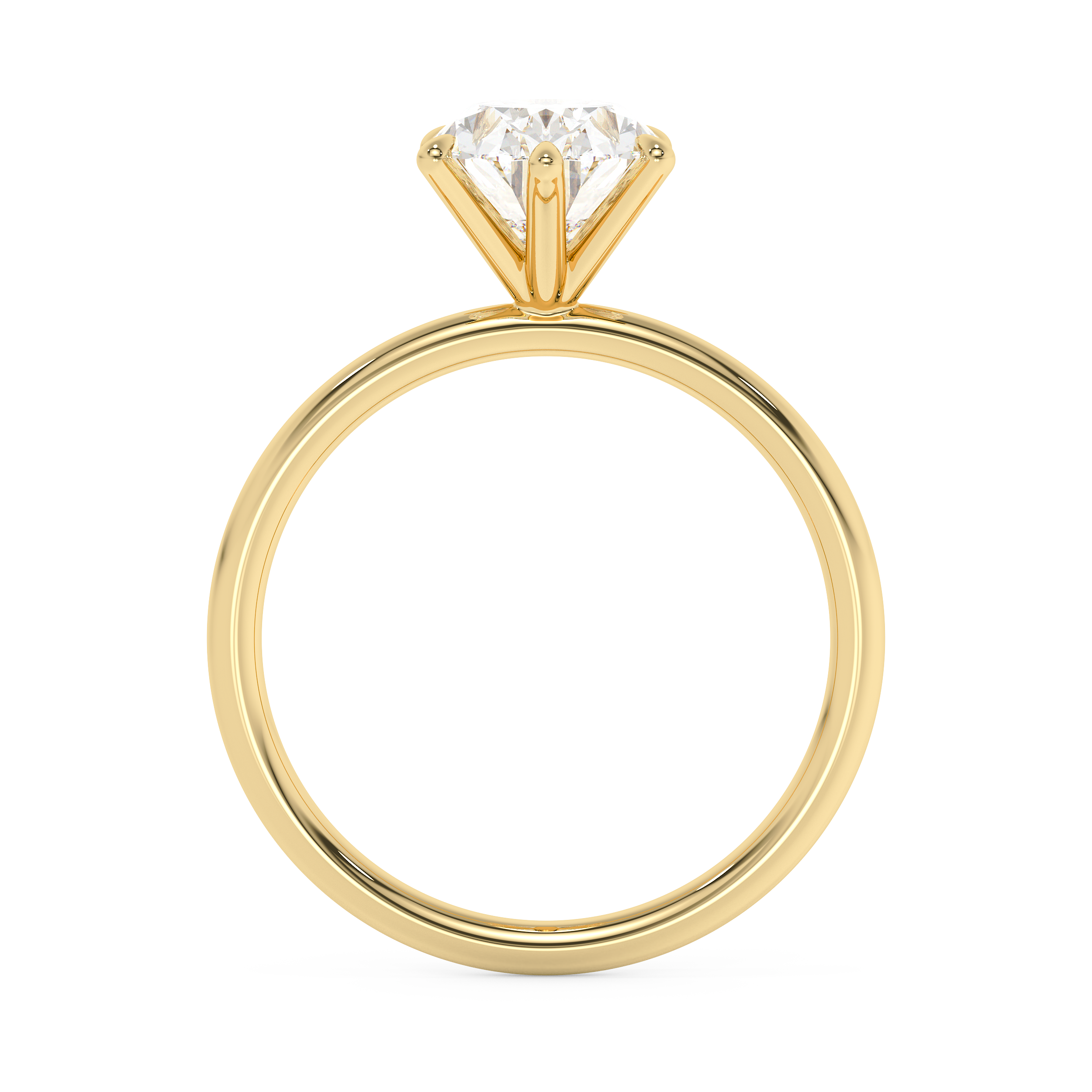 Oval Solitaire Lab Grown Diamond Engagement Ring