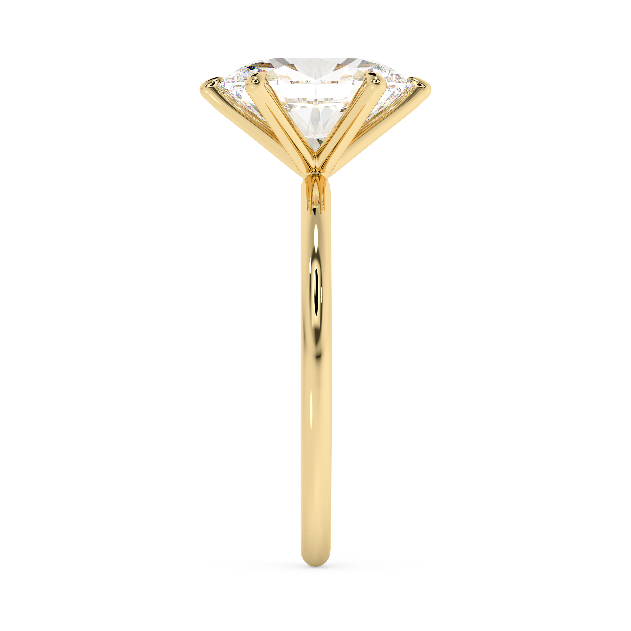 Oval Solitaire Lab Grown Diamond Engagement Ring