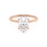 Oval Solitaire Lab Grown Diamond Engagement Ring