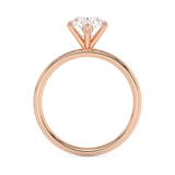 Oval Solitaire Lab Grown Diamond Engagement Ring