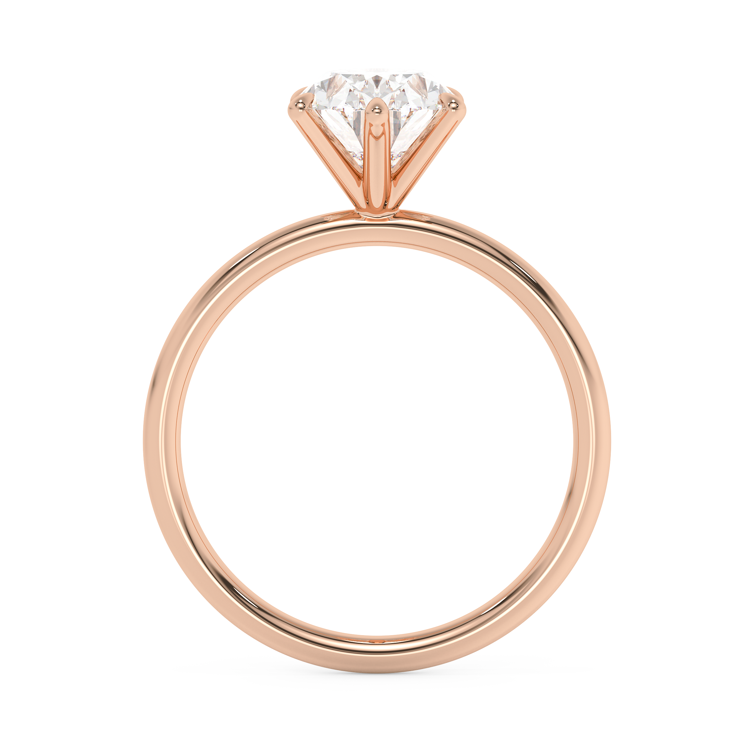 Oval Solitaire Lab Grown Diamond Engagement Ring