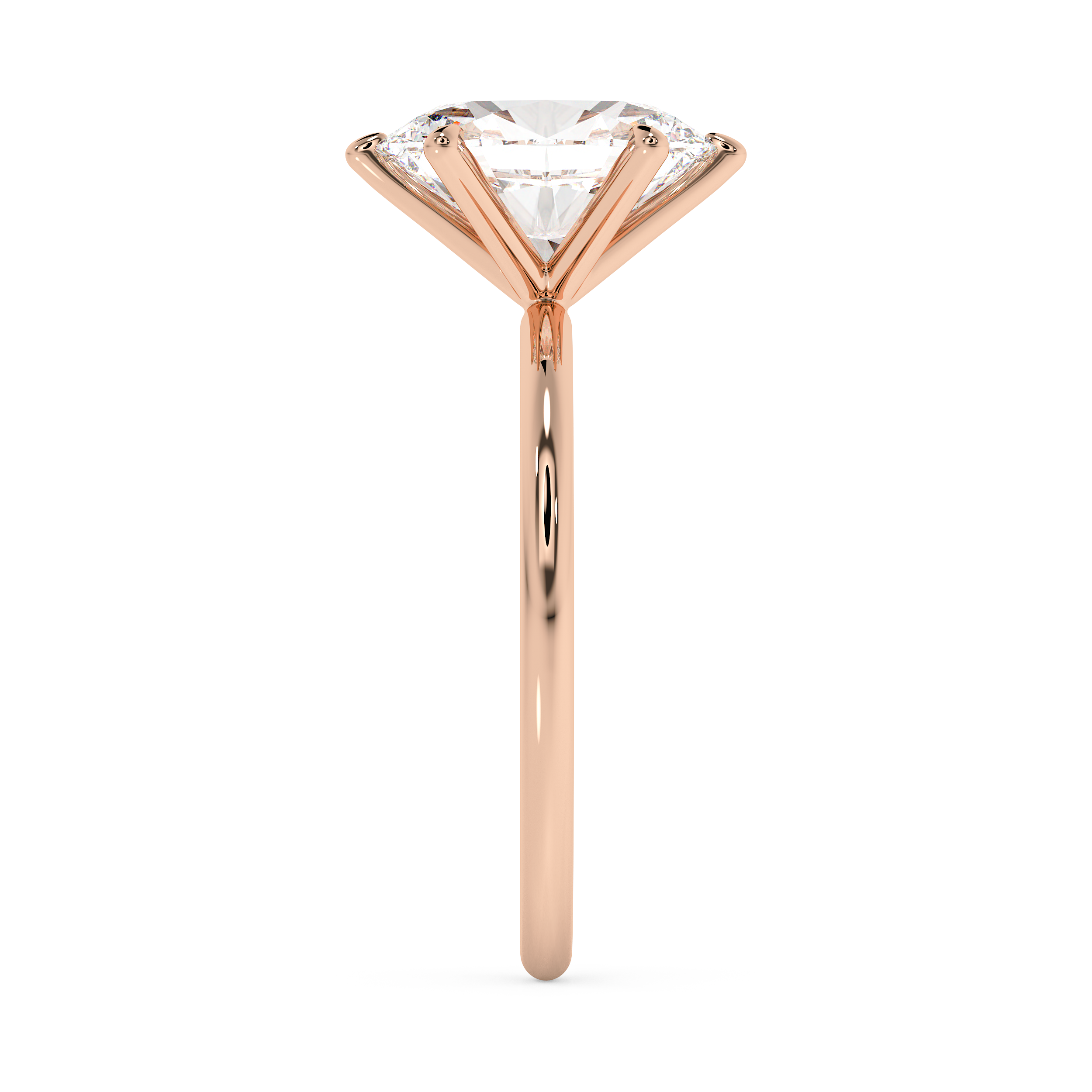 Oval Solitaire Lab Grown Diamond Engagement Ring
