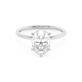 Oval Solitaire Lab Grown Diamond Engagement Ring