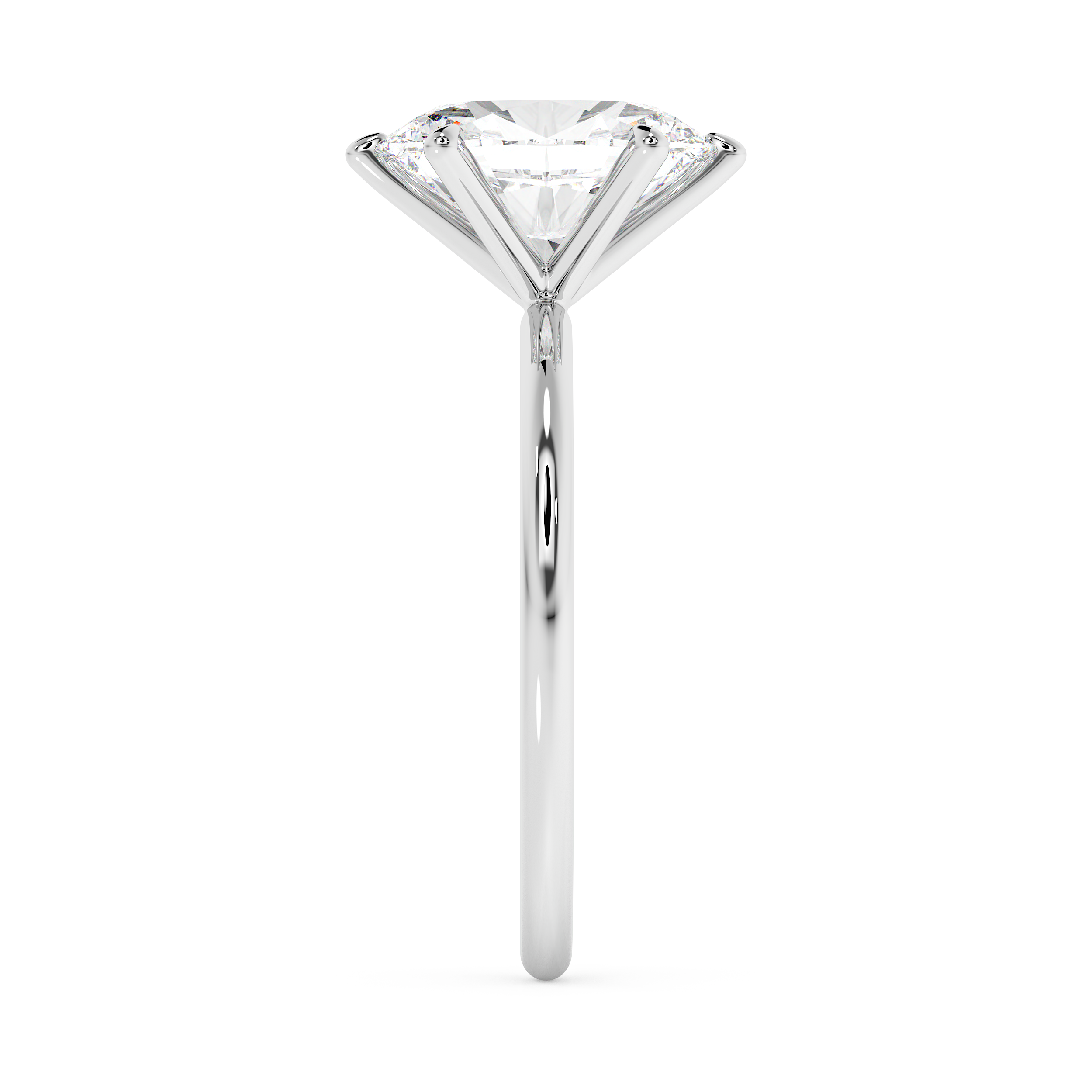 Oval Solitaire Lab Grown Diamond Engagement Ring