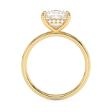 Princess Hidden Halo Lab Grown Diamond Engagement Ring