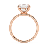 Princess Hidden Halo Lab Grown Diamond Engagement Ring