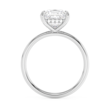 Princess Hidden Halo Lab Grown Diamond Engagement Ring