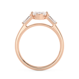 Marquise Three Stone Lab Grown Diamond Engagement Ring