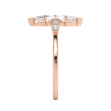 Marquise Three Stone Lab Grown Diamond Engagement Ring