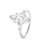 Marquise Three Stone Lab Grown Diamond Engagement Ring