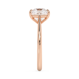 Princess Solitaire Cathedral Lab Grown Diamond Engagement Ring