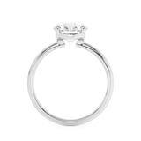 Round Solitaire Lab Grown Diamond Engagement Ring