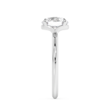 Round Solitaire Lab Grown Diamond Engagement Ring