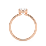 Oval Solitaire Lab Grown Diamond Engagement Ring