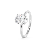 Oval Solitaire Lab Grown Diamond Engagement Ring