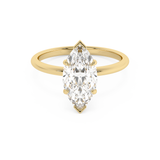 Marquise Solitaire Lab Grown Diamond Engagement Ring