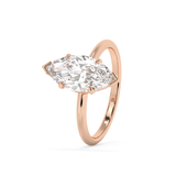 Marquise Solitaire Lab Grown Diamond Engagement Ring