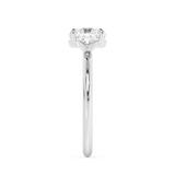 Cushion Solitaire Lab Grown Diamond Engagement Ring