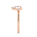 Pear Solitaire Lab Grown Diamond Engagement Ring