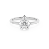 Pear Solitaire Lab Grown Diamond Engagement Ring