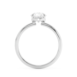 Pear Solitaire Lab Grown Diamond Engagement Ring