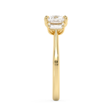 Cushion Three Stone Lab Grown Diamond Engagement Ring