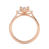 Marquise Three Stone Lab Grown Diamond Engagement Ring