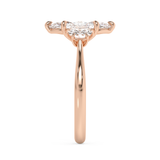 Marquise Three Stone Lab Grown Diamond Engagement Ring