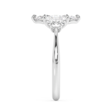 Marquise Three Stone Lab Grown Diamond Engagement Ring