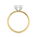 Cushion Full Bezel Lab Grown Diamond Engagement Ring
