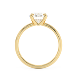 Round Solitaire Lab Grown Diamond Engagement Ring