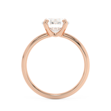 Round Solitaire Lab Grown Diamond Engagement Ring