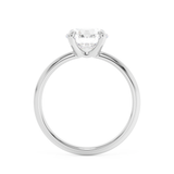 Round Solitaire Lab Grown Diamond Engagement Ring
