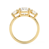 Round Three Stone Lab Grown Diamond Engagement Ring
