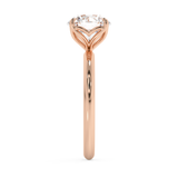 Round Solitaire Lab Grown Diamond Engagement Ring
