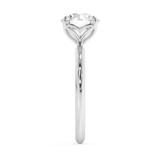 Round Solitaire Lab Grown Diamond Engagement Ring