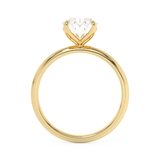Oval Solitaire Lab Grown Diamond Engagement Ring