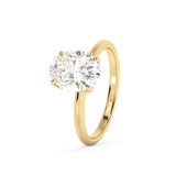 Oval Solitaire Lab Grown Diamond Engagement Ring