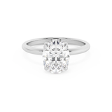 Oval Solitaire Lab Grown Diamond Engagement Ring