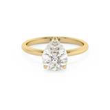 Pear Solitaire Lab Grown Diamond Engagement Ring