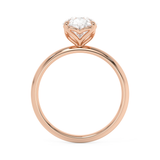 Pear Solitaire Lab Grown Diamond Engagement Ring