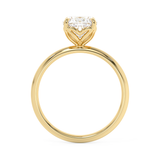 Cushion Solitaire Lab Grown Diamond Engagement Ring
