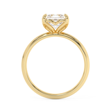 Asscher Solitaire Lab Grown Diamond Engagement Ring