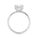 Asscher Solitaire Lab Grown Diamond Engagement Ring