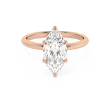 Marquise Solitaire Lab Grown Diamond Engagement Ring